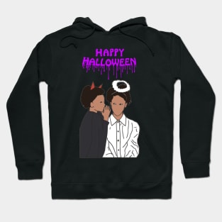 Happy Halloween Whisper Purple Hoodie